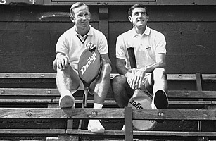 Laver and Rosewell Posing